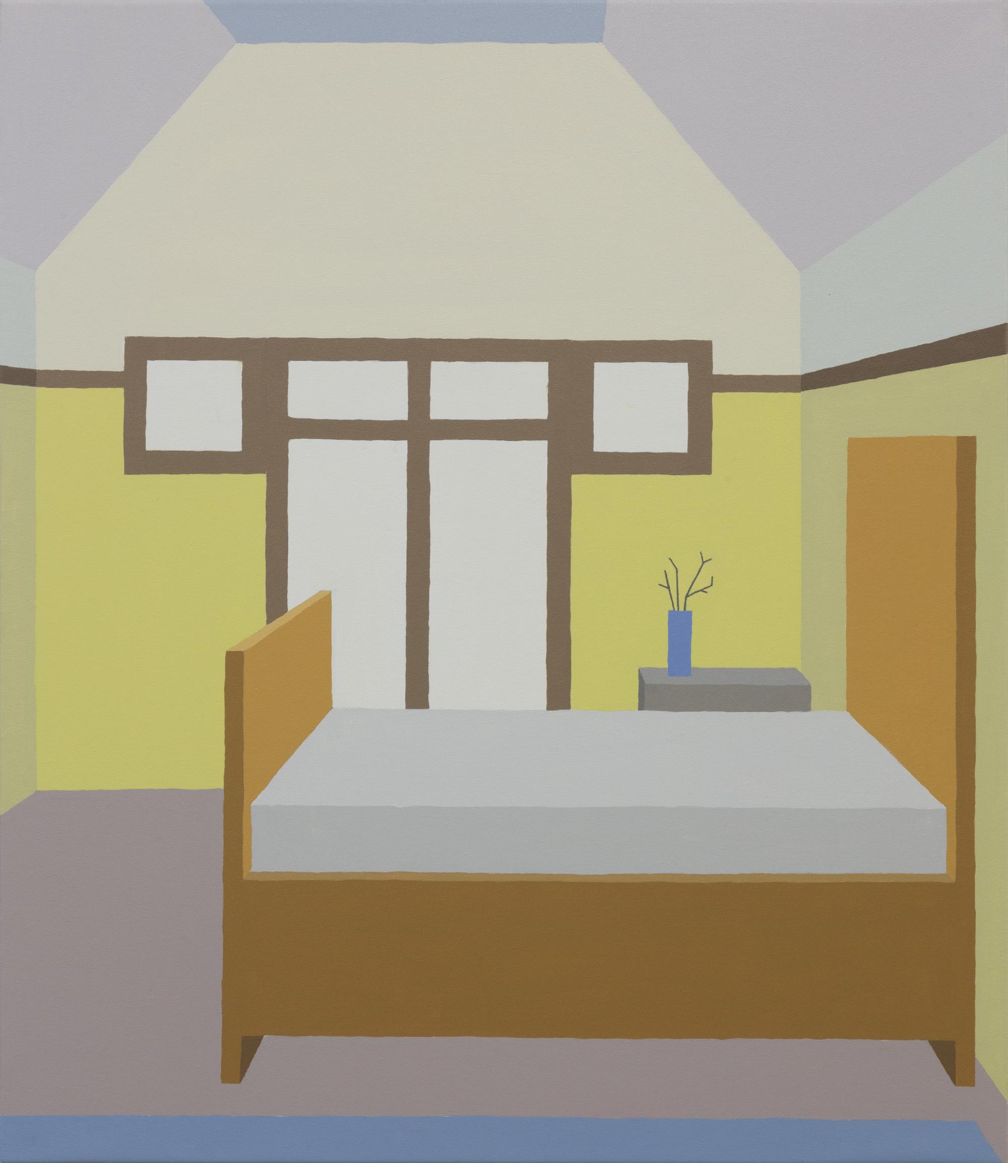 Bedroom At The Frank Lloyd Wright Home And Studio In Oak