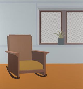 Zsofia Schweger - Dayroom at the Frank Lloyd Wright Home and Studio in Oak Park, Illinois