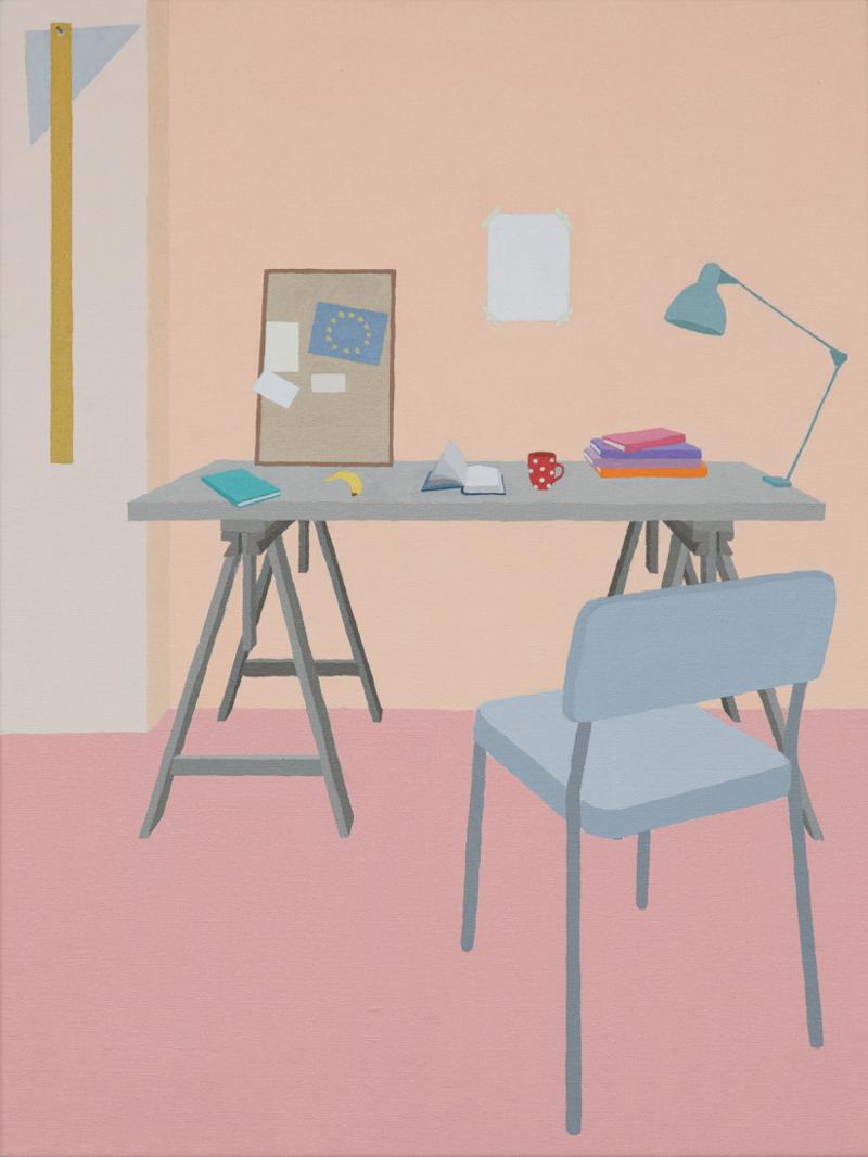 Zsofia Schweger - At the Studio (in Bow, London)